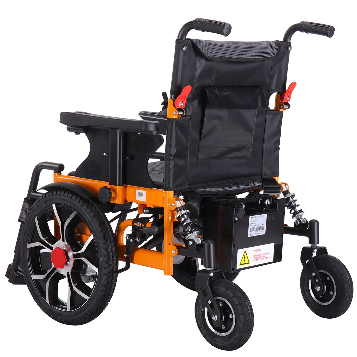 Popular Folding Portable Steel Electric Wheelchair HOSPITAL ACCESSORIES Color : Yellow Popular Folding Portable Steel Electric Wheelchair HOSPITAL ACCESSORIES Color : Yellow