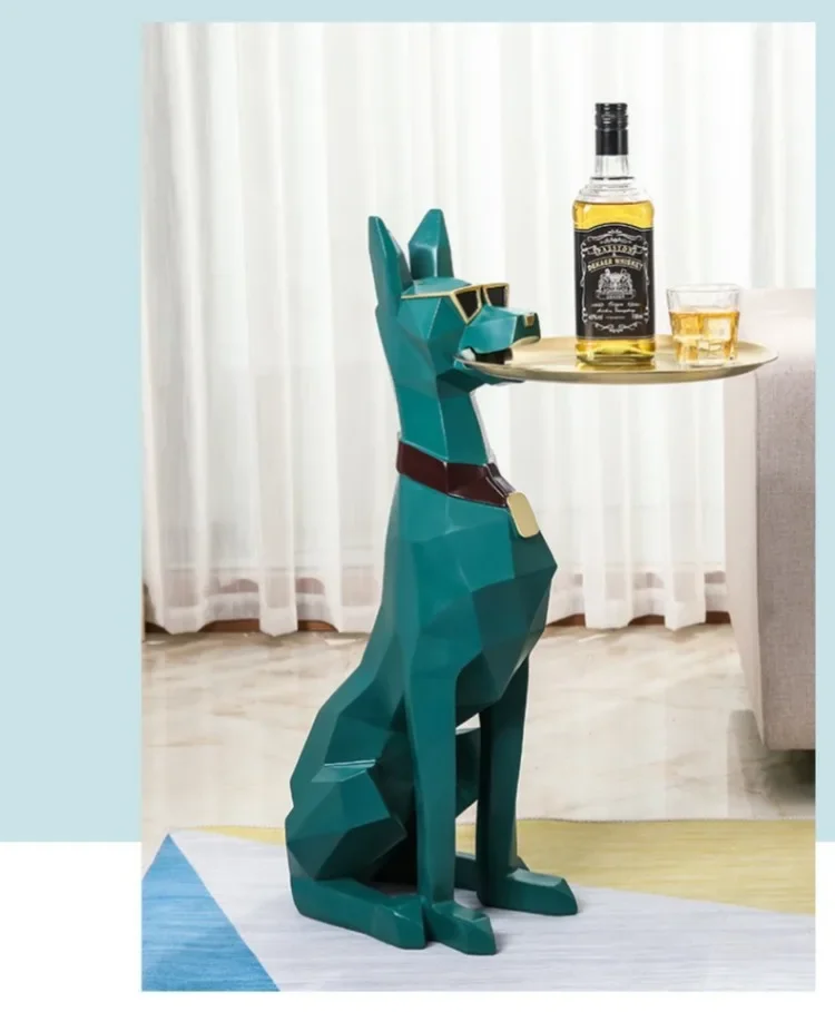 Resin Doberman Dog Statue Resin Doberman Dog Statue