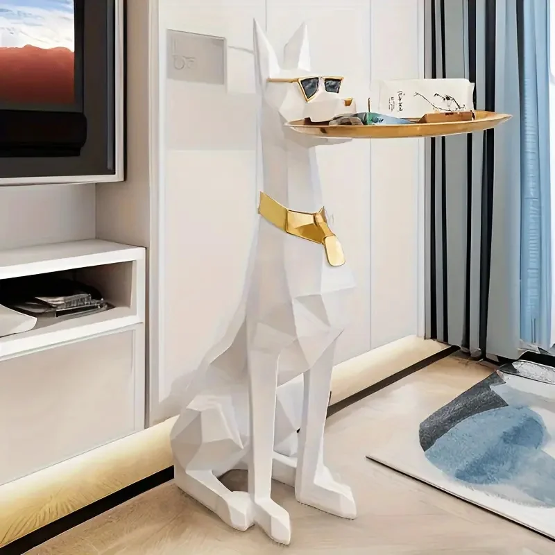 Resin Doberman Dog Statue FIGURINES & MINIATURES Color : 74cm-White|74cm-black Resin Doberman Dog Statue FIGURINES & MINIATURES Color : 74cm-White|74cm-black