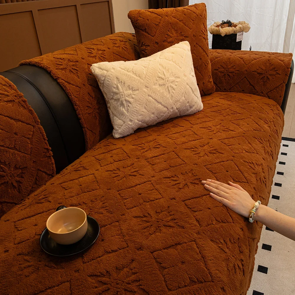 Soft Cotton Velvet And Non-Slip Thickening Sofa Cover