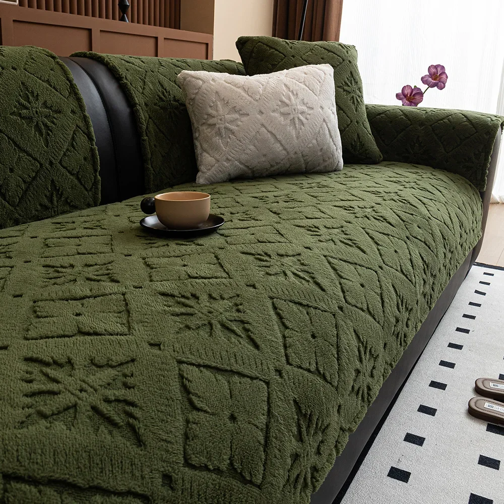 Soft Cotton Velvet And Non-Slip Thickening Sofa Cover