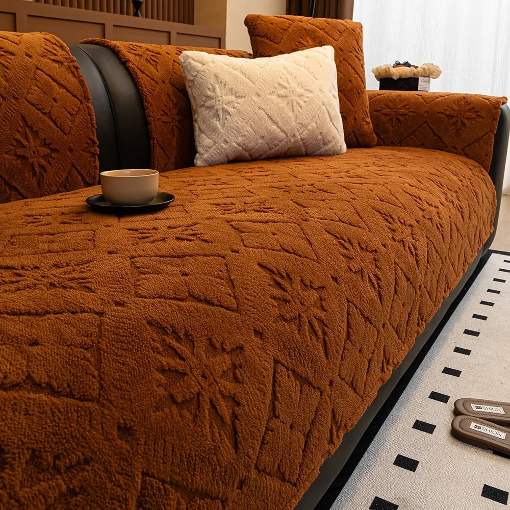 Soft Cotton Velvet And Non-Slip Thickening Sofa Cover