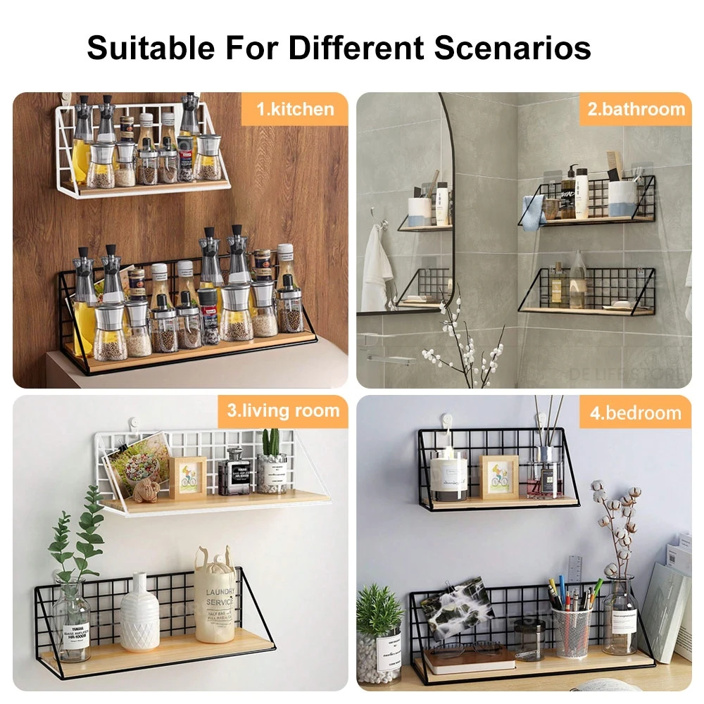 Spice Rack For Kitchen Hanging Wooden Spice Jar Storage KITCHEN & DINNING Color : Black S|Black M|Black L|White S|White M|White L Spice Rack For Kitchen Hanging Wooden Spice Jar Storage KITCHEN & DINNING Color : Black S|Black M|Black L|White S|White M|White L