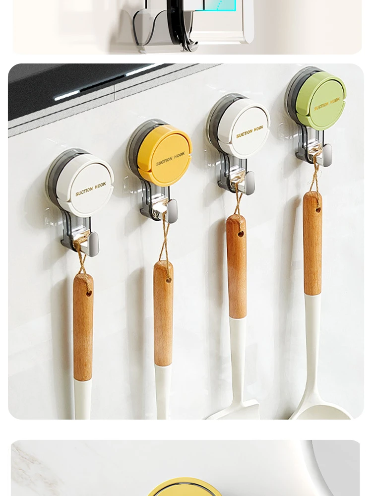 Suction Hooks Strong Vacuum Power Traceless