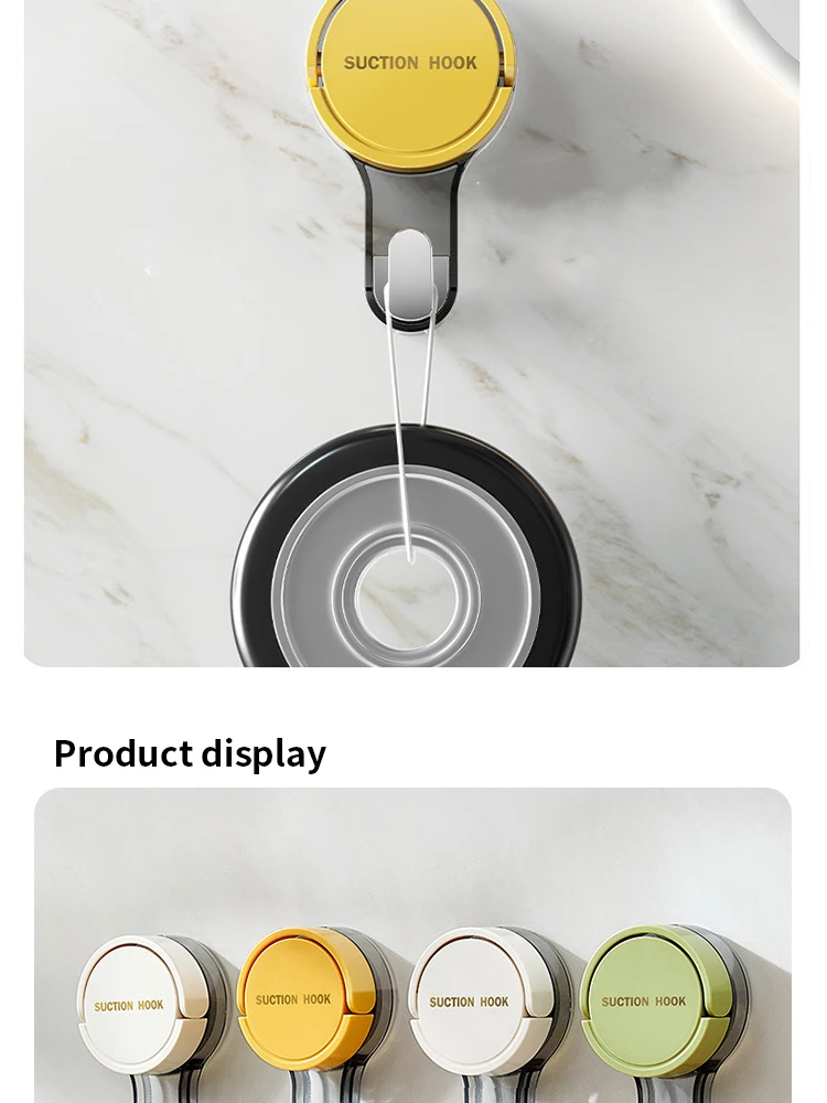 Suction Hooks Strong Vacuum Power Traceless