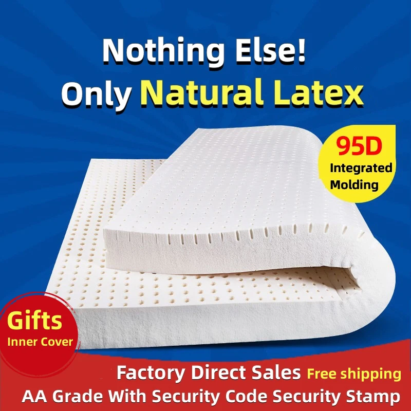 Top 100% Natural Latex Mattress LINENS & BEDDING Size : 80x190cm|80x200cm|90x190cm|90x200cm|100x190cm|100x200cm|120x190cm|120x200cm|135x190cm|135x200cm|140x190cm|140x200cm|150x190cm|150x200cm|160x190cm|160x200cm|180x190cm|180x200cm|200x200cm|200x220cm Top 100% Natural Latex Mattress LINENS & BEDDING Size : 80x190cm|80x200cm|90x190cm|90x200cm|100x190cm|100x200cm|120x190cm|120x200cm|135x190cm|135x200cm|140x190cm|140x200cm|150x190cm|150x200cm|160x190cm|160x200cm|180x190cm|180x200cm|200x200cm|200x220cm