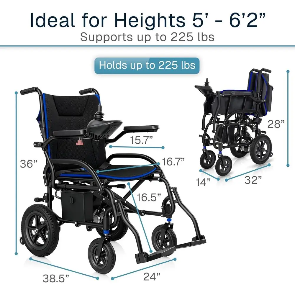 Ultralight Foldable Electric Wheelchair for Adults HOSPITAL ACCESSORIES Ships From : United States Ultralight Foldable Electric Wheelchair for Adults HOSPITAL ACCESSORIES Ships From : United States