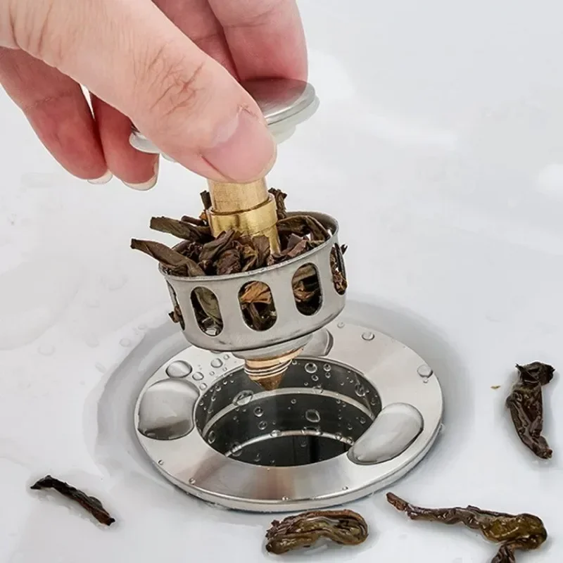 Universal Metal Filter Valve Pop-up Drainer Universal Metal Filter Valve Pop-up Drainer