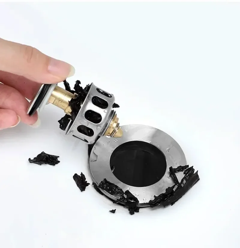 Universal Metal Filter Valve Pop-up Drainer Universal Metal Filter Valve Pop-up Drainer