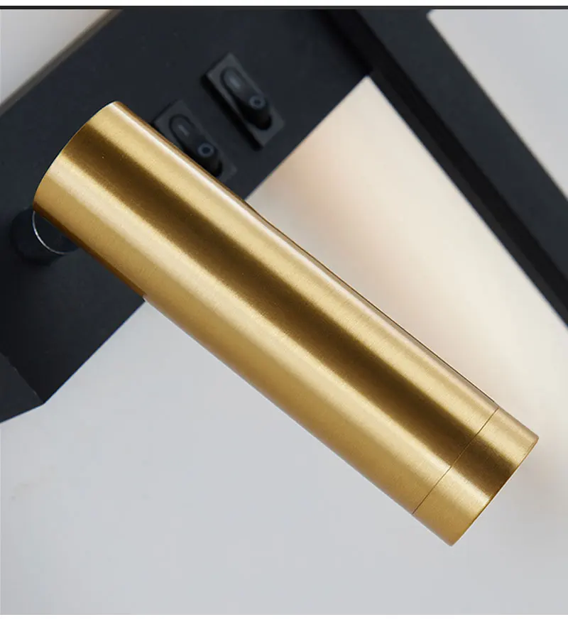 Wall lamp Nordic modern black and white minimalist living room