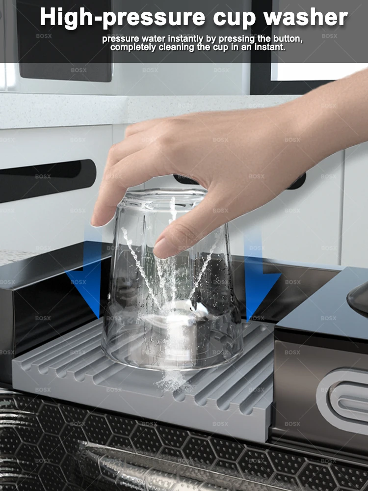 Waterfall Stainless Steel Kitchen Sink Multifunction Digital Display Faucet Wash Dish and Vegetables Basin Large Single Slot Waterfall Stainless Steel Kitchen Sink Multifunction Digital Display Faucet Wash Dish and Vegetables Basin Large Single Slot