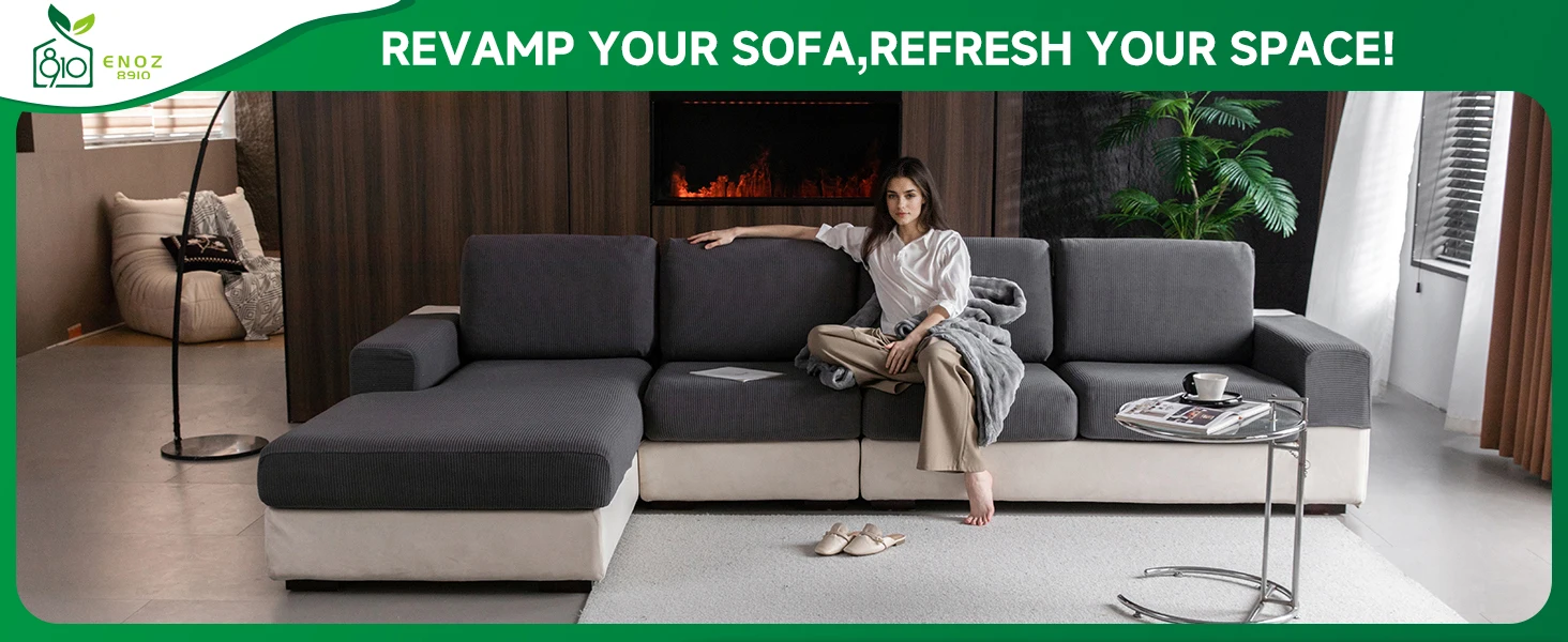 Waterproof Sofa Cover Luxury Adjustable Elastic Couch Cover for Living Room