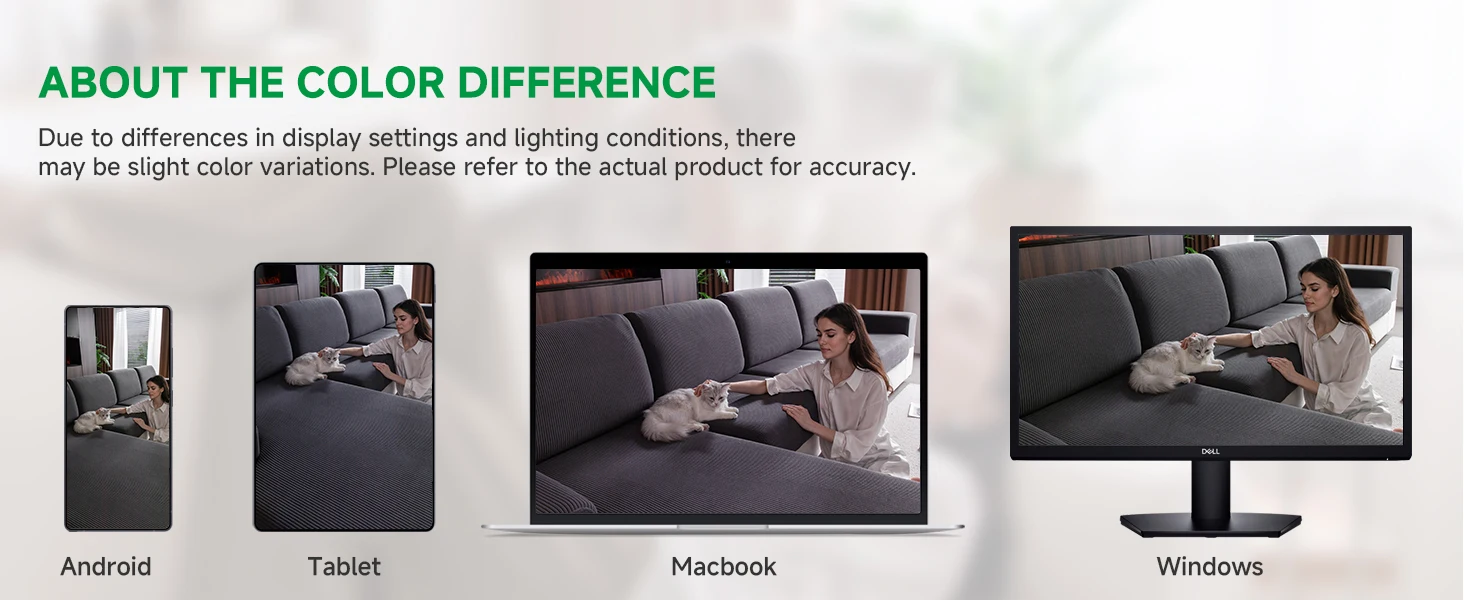 Waterproof Sofa Cover Luxury Adjustable Elastic Couch Cover for Living Room