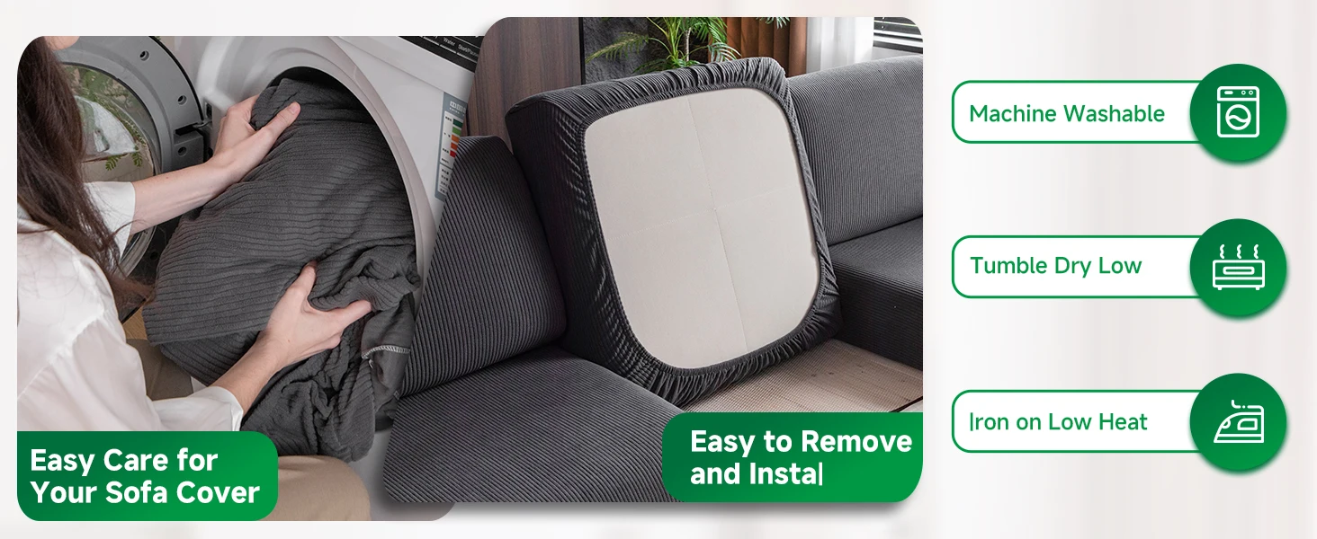 Waterproof Sofa Cover Luxury Adjustable Elastic Couch Cover for Living Room