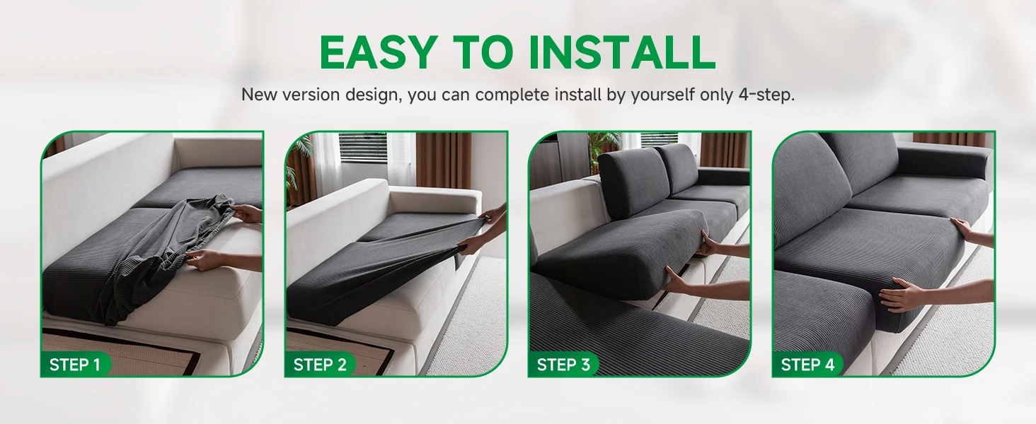 Waterproof Sofa Cover Luxury Adjustable Elastic Couch Cover for Living Room