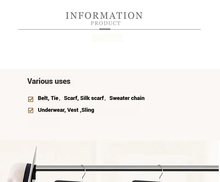 Wooden Belt Rack Women Storage Hangers for Clothes