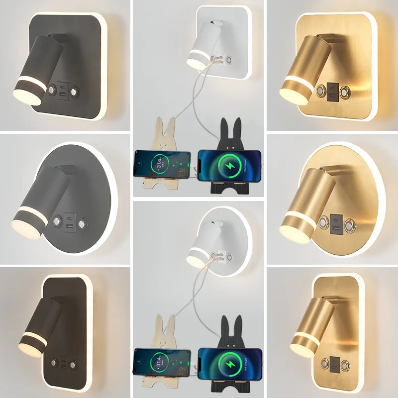 metal Body Acrylic Lampshade Spot Dimming Sconce Light LIGHTING Lampshade Color : Square-Black|Square-White|Square-Copper|Rectangle-Black|Rectangle-White|Rectangle-Copper|Square-Black-USB|Square-White-USB|Square-Copper-USB|Rectangle-Black-USB|Rectangle-White-USB|Rectangle-Copper-USB|Round-Black-USB|Round-White-USB|Round-Copper-USB metal Body Acrylic Lampshade Spot Dimming Sconce Light LIGHTING Lampshade Color : Square-Black|Square-White|Square-Copper|Rectangle-Black|Rectangle-White|Rectangle-Copper|Square-Black-USB|Square-White-USB|Square-Copper-USB|Rectangle-Black-USB|Rectangle-White-USB|Rectangle-Copper-USB|Round-Black-USB|Round-White-USB|Round-Copper-USB