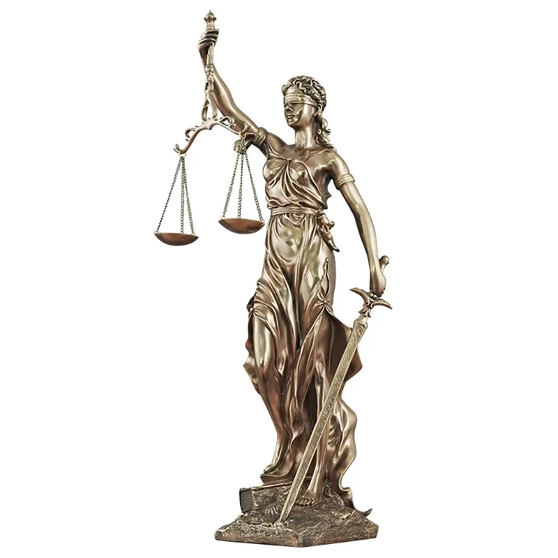 New 1Pcs Justice Fair Themis Statues New 1Pcs Justice Fair Themis Statues