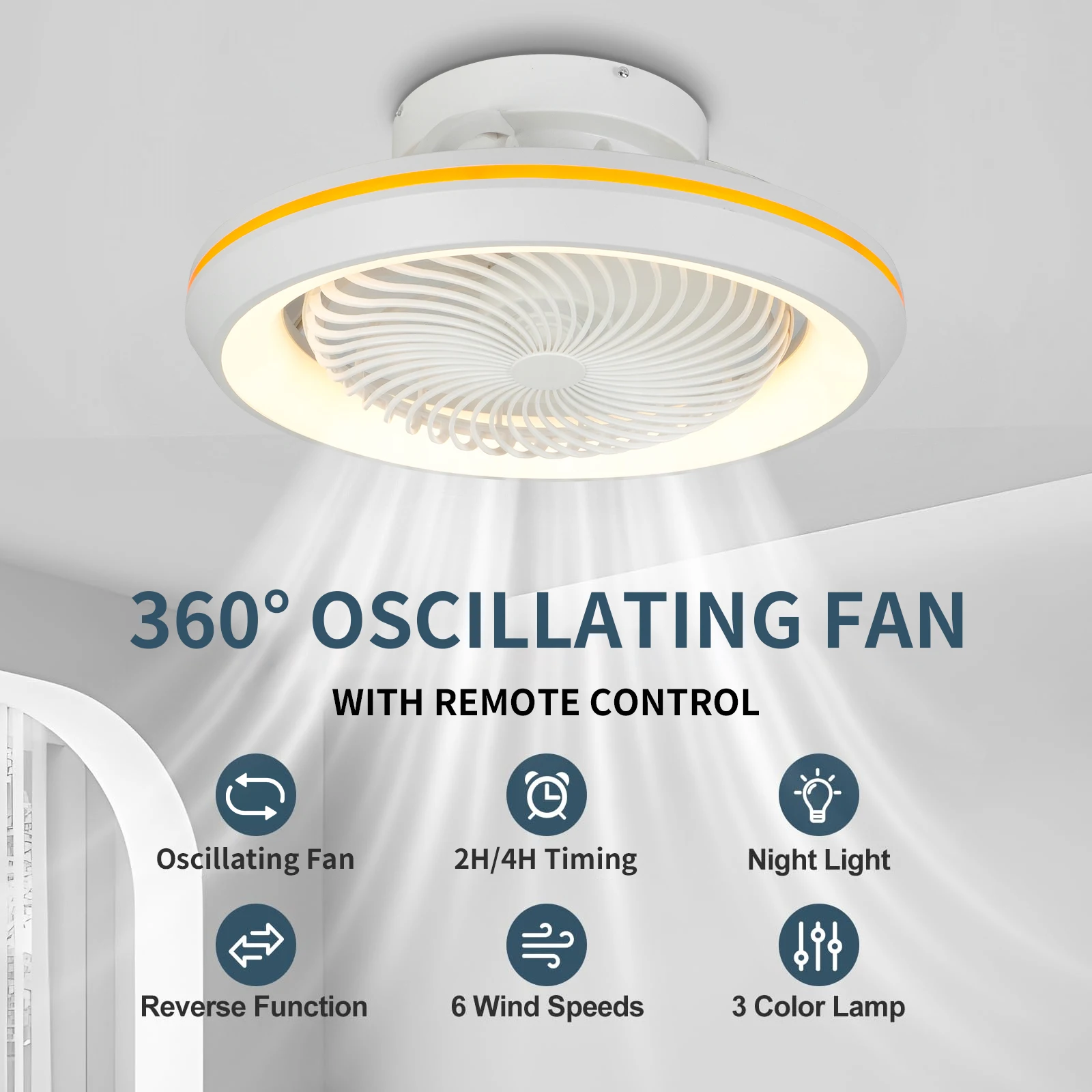 360° Degree Rotating Electric Circulite ceiling Fan LIGHTING Voltage : 220 V|110 V 360° Degree Rotating Electric Circulite ceiling Fan LIGHTING Voltage : 220 V|110 V