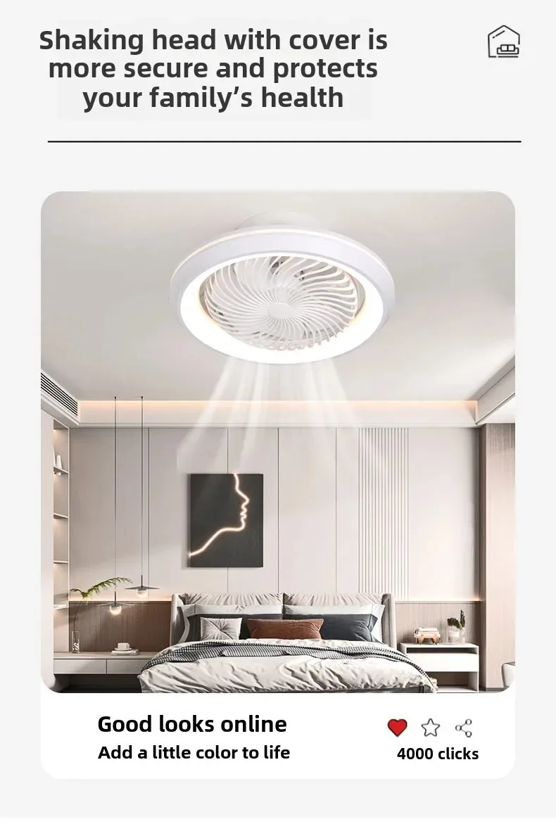 360&deg; Degree Rotating Electric Circulite ceiling Fan