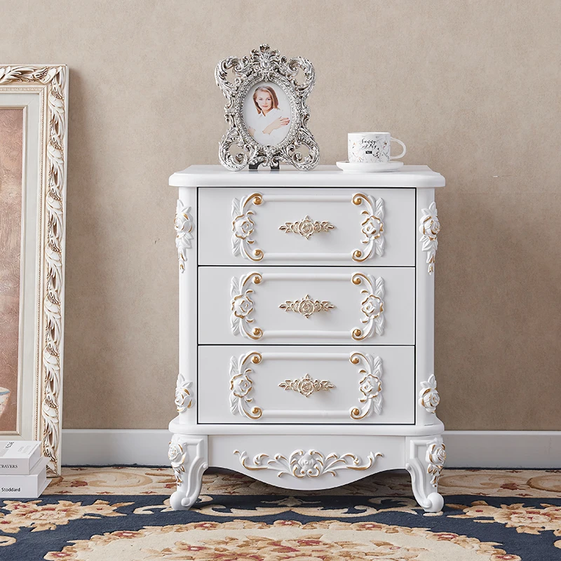 White Luxury Nightstand Mobile Bedroom Cabinets White Luxury Nightstand Mobile Bedroom Cabinets
