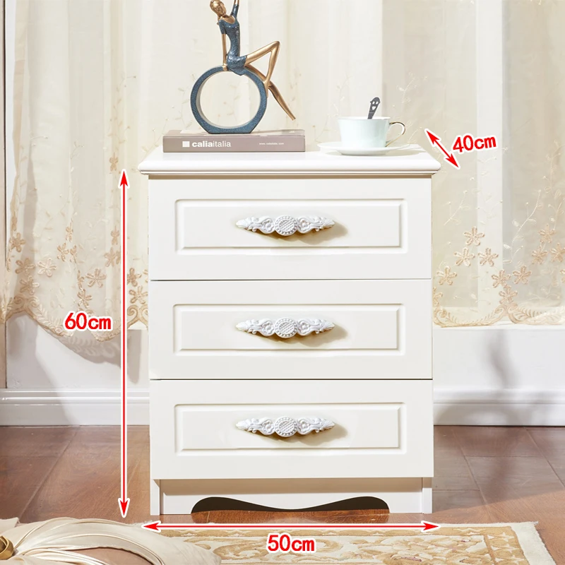 White Luxury Nightstand Mobile Bedroom Cabinets White Luxury Nightstand Mobile Bedroom Cabinets