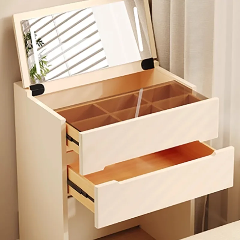 Flip Top Mirror Minimalist Vanity Table With Chair Wide Compact Elegant Vanity Table Flip Top Mirror Minimalist Vanity Table With Chair Wide Compact Elegant Vanity Table