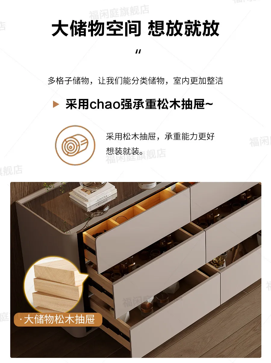 Modern Vanity with Mirror Jewelry Cabinet Stool Makeup Console Chests Vanity