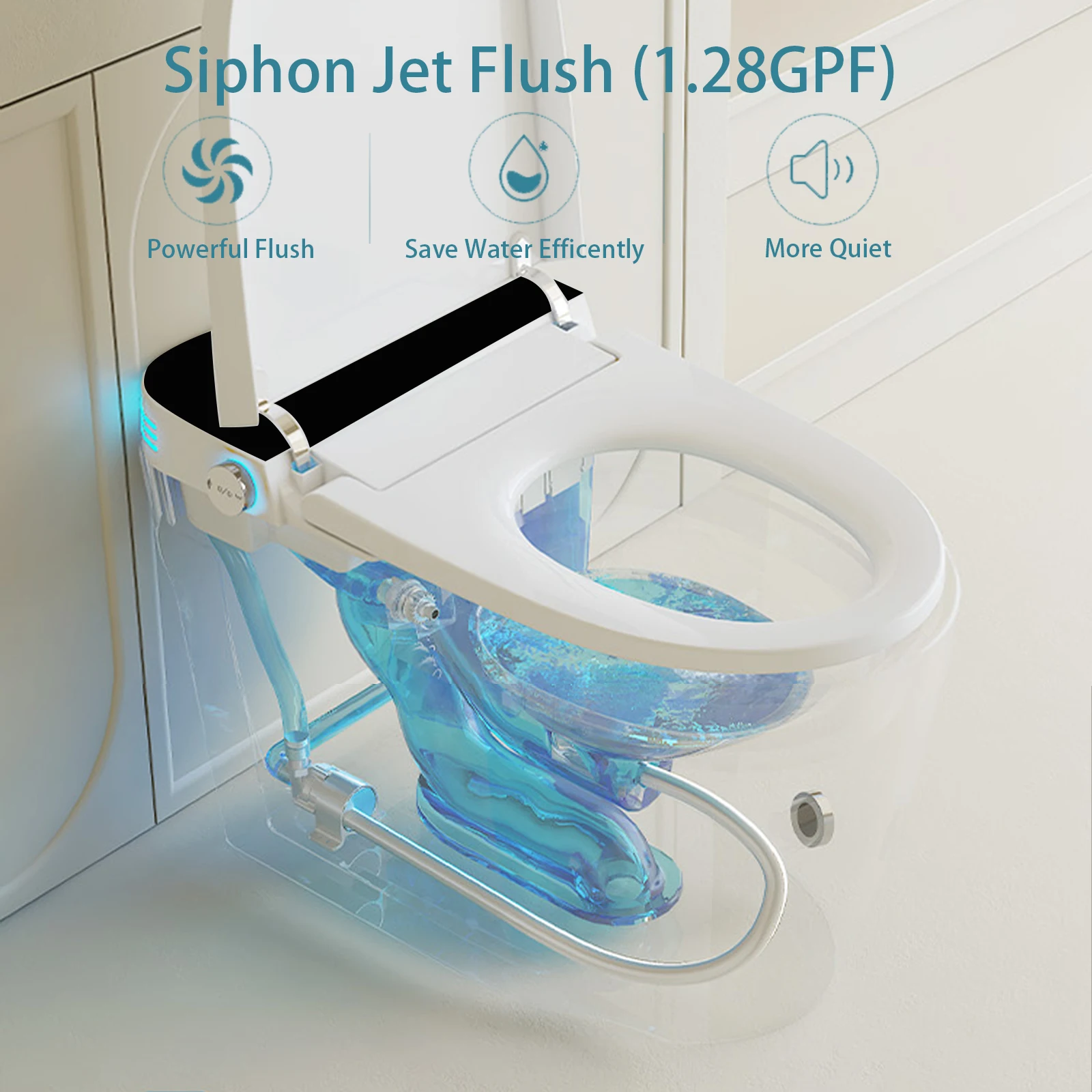Smart Toilet with Built-in Bidet Smart Toilet with Built-in Bidet