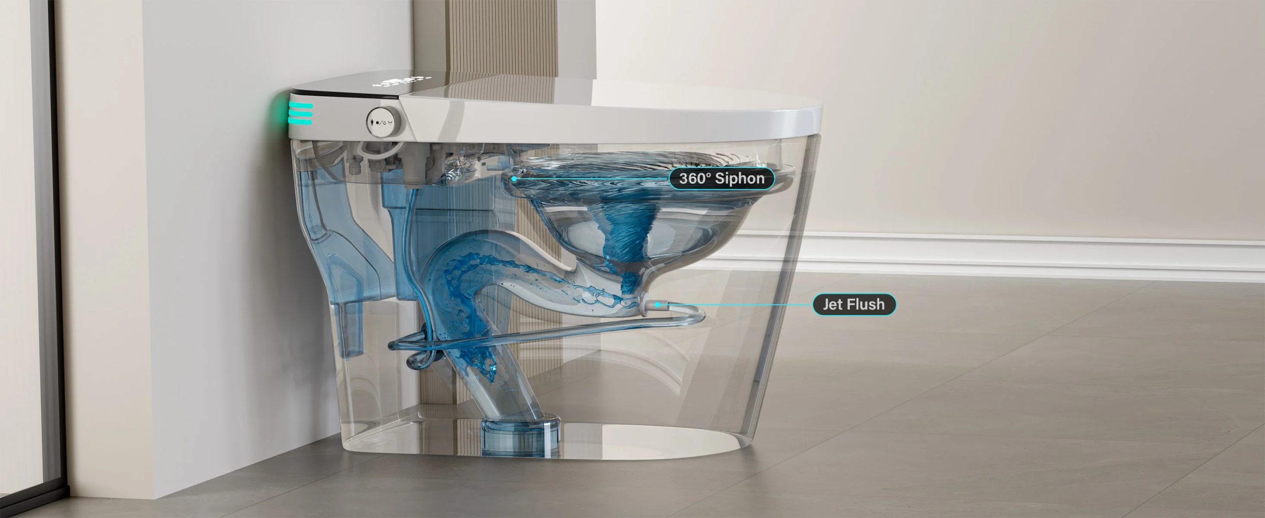 Smart Toilet with Built-in Bidet Smart Toilet with Built-in Bidet