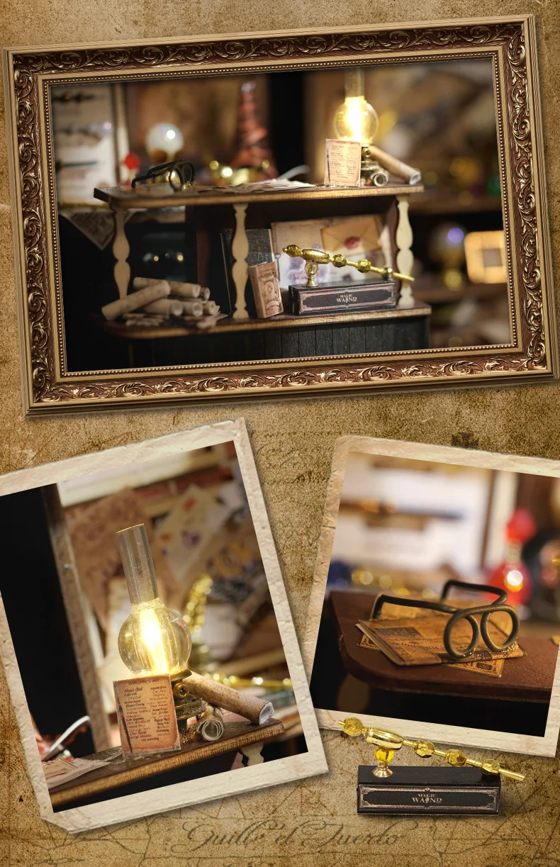 Magic Shop DIY Wooden Dollhouse Miniature Magic Shop DIY Wooden Dollhouse Miniature