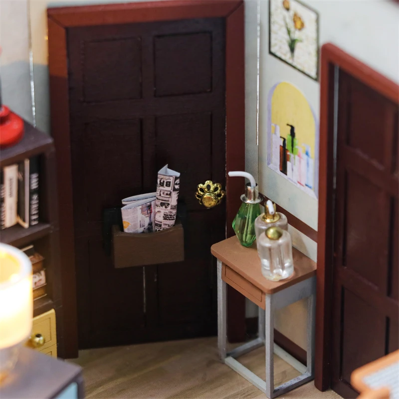 DIY Wooden Monica's Apartment Casa Miniature Building Kits DIY Wooden Monica's Apartment Casa Miniature Building Kits