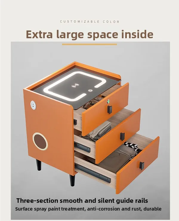 simple smart bedside table