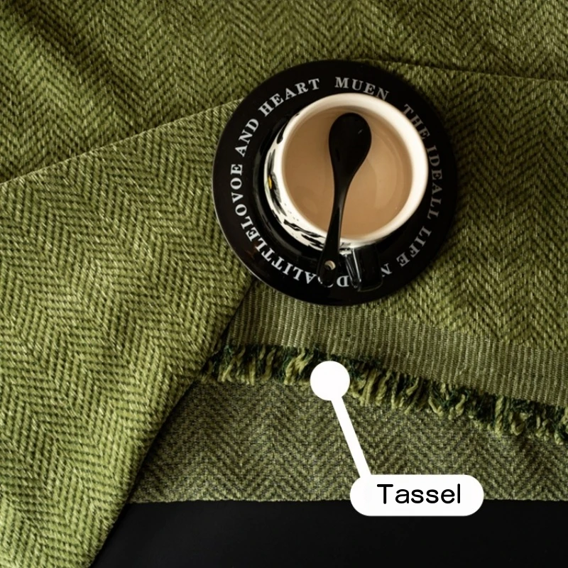 Minimalist Herribone Style Chenille Sofa Towel with Tassels Edge Sofa Cover LINENS & BEDDING Color : Ivory|Blue|Green|Brown|Grey Minimalist Herribone Style Chenille Sofa Towel with Tassels Edge Sofa Cover LINENS & BEDDING Color : Ivory|Blue|Green|Brown|Grey