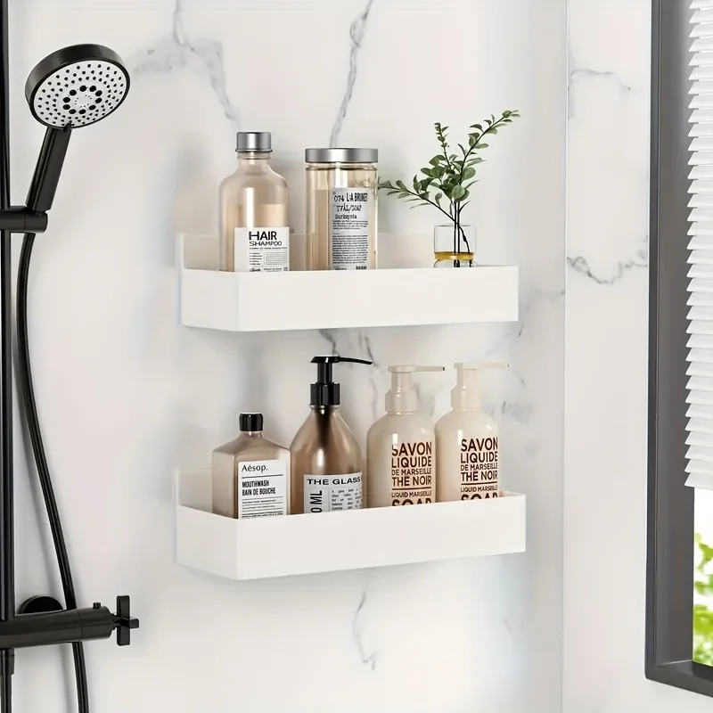 2pcs Storage Magnetic Basket For Fridge Multifunctional Kitchen Storage Rack