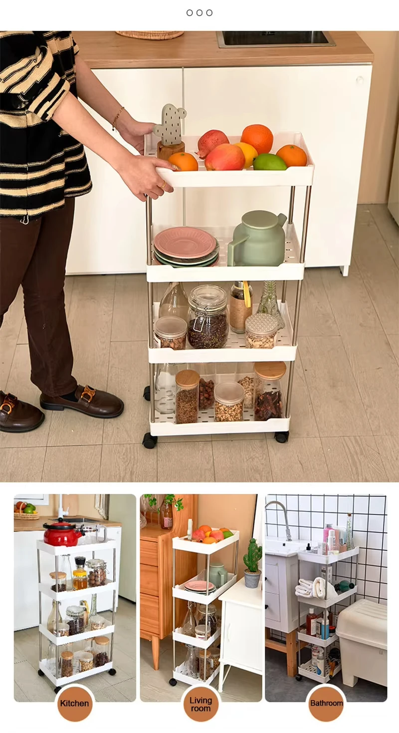 Multi-layer Small Cart Storage Rack