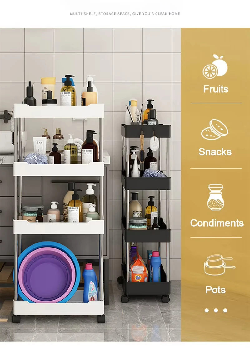 Multi-layer Small Cart Storage Rack