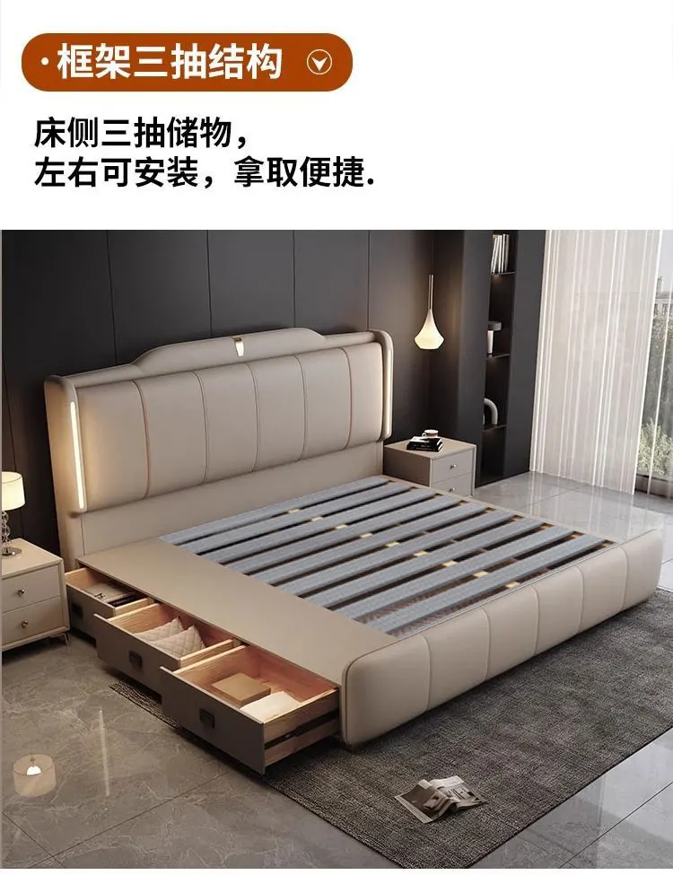 180x200 cm Double bed frame king size