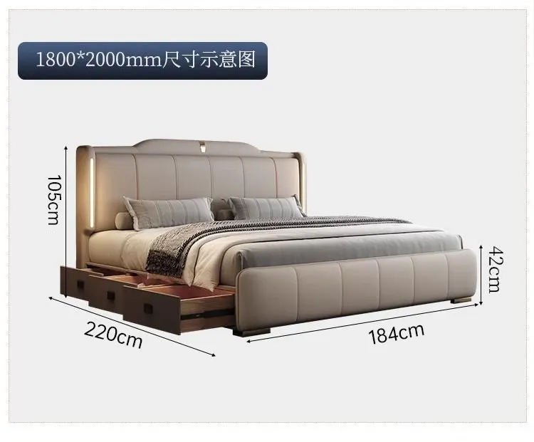 180x200 cm Double bed frame king size