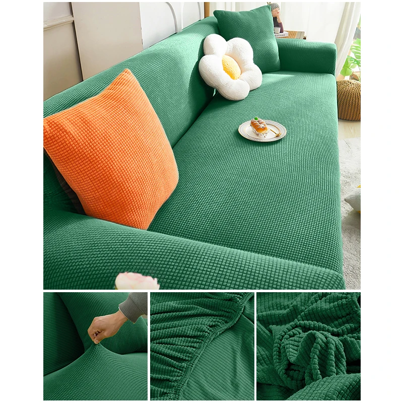 Elastic Jacquard Fabric Sofa Cover Stretch Couch Cover Sectional