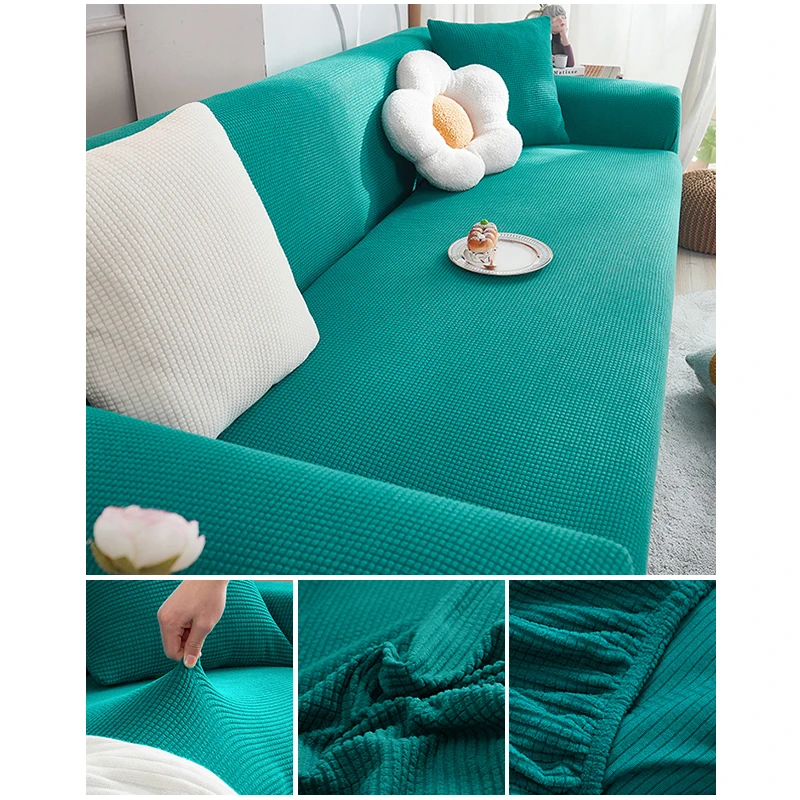 Elastic Jacquard Fabric Sofa Cover Stretch Couch Cover Sectional