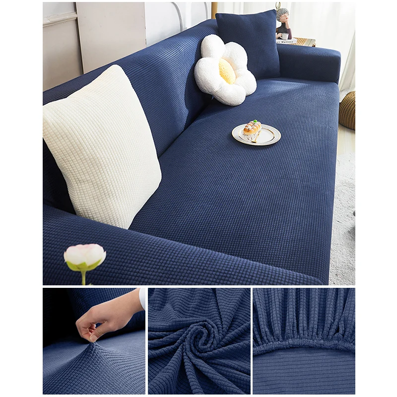 Elastic Jacquard Fabric Sofa Cover Stretch Couch Cover Sectional