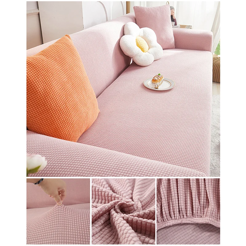 Elastic Jacquard Fabric Sofa Cover Stretch Couch Cover Sectional