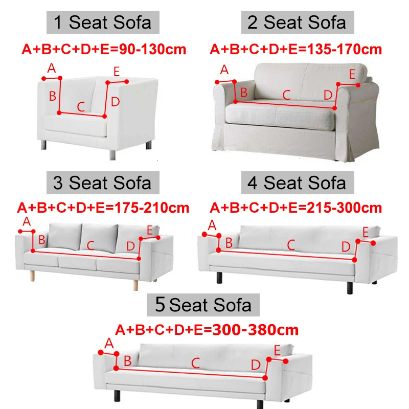 Elastic Jacquard Fabric Sofa Cover Stretch Couch Cover Sectional