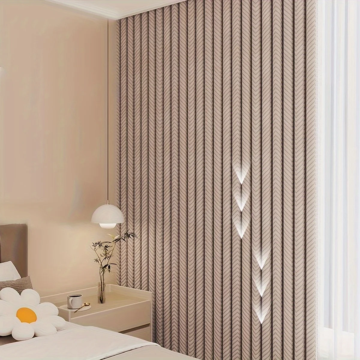 1Pc Thick Blackout Curtains with Velvet Lining 1Pc Thick Blackout Curtains with Velvet Lining