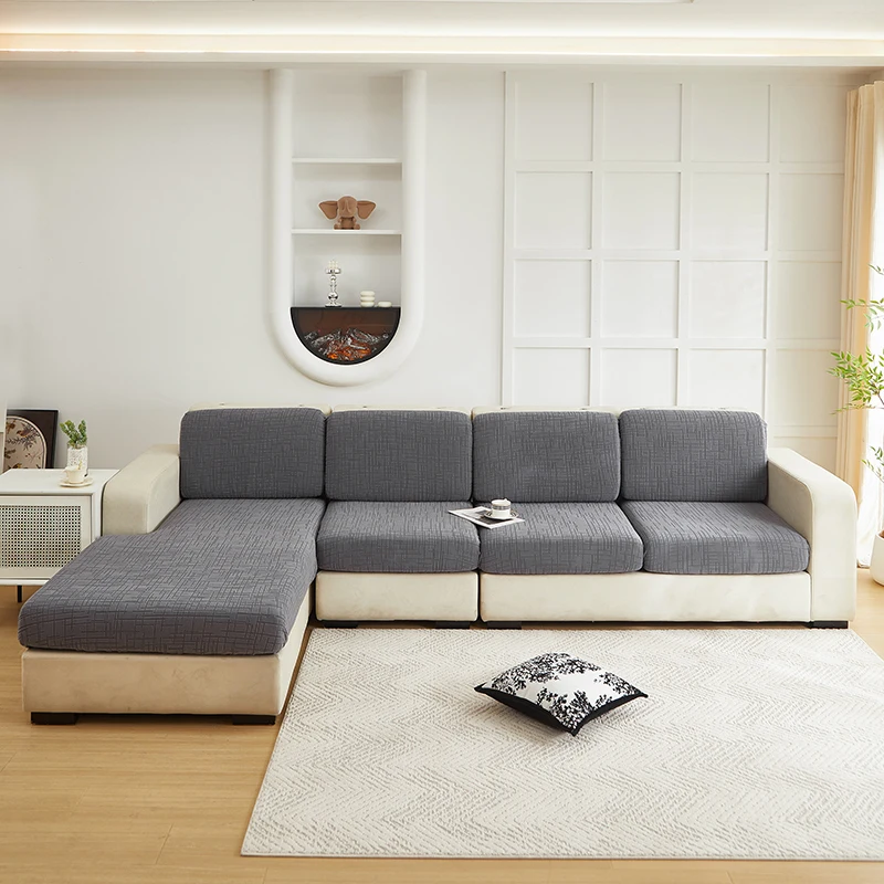 1pc Jacquard Stretch Sofa Cushion Cover 1pc Jacquard Stretch Sofa Cushion Cover