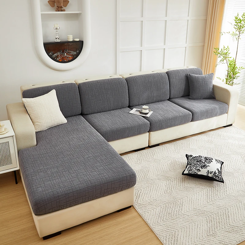 1pc Jacquard Stretch Sofa Cushion Cover 1pc Jacquard Stretch Sofa Cushion Cover