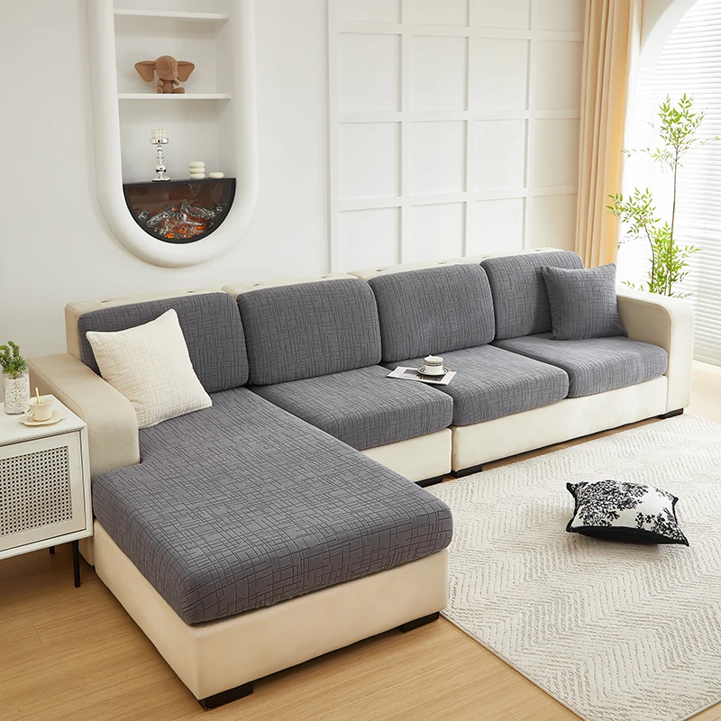 1pc Jacquard Stretch Sofa Cushion Cover 1pc Jacquard Stretch Sofa Cushion Cover