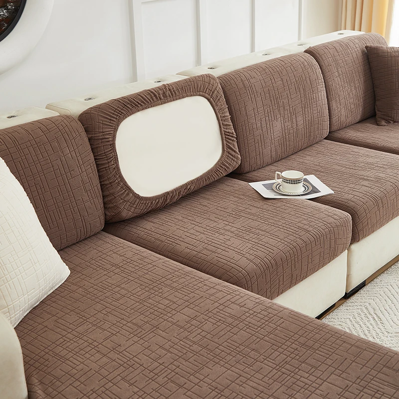 1pc Jacquard Stretch Sofa Cushion Cover 1pc Jacquard Stretch Sofa Cushion Cover