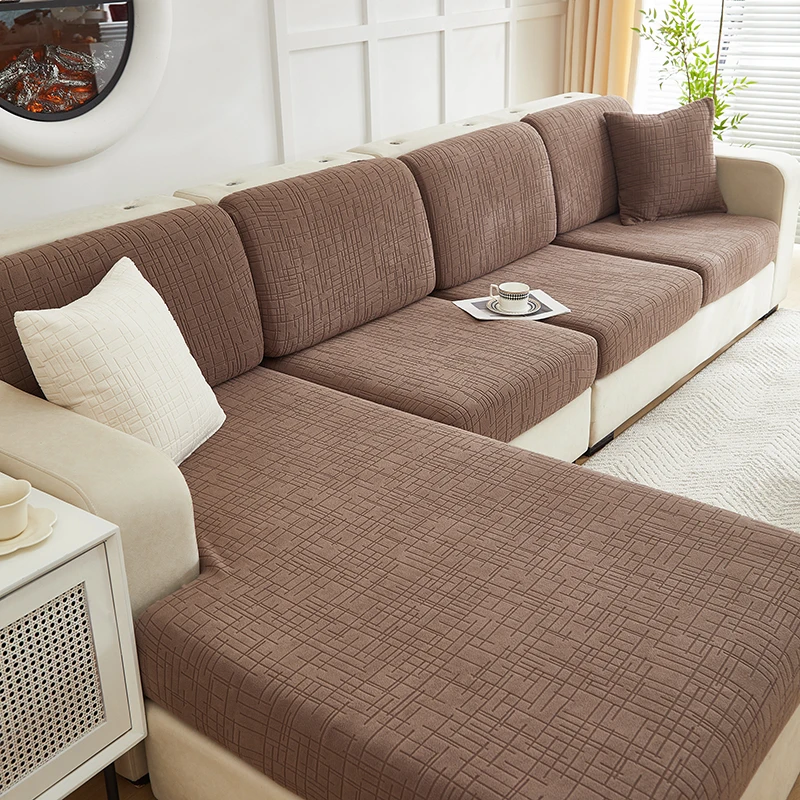 1pc Jacquard Stretch Sofa Cushion Cover 1pc Jacquard Stretch Sofa Cushion Cover